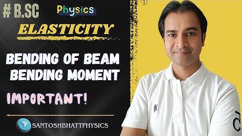 Bending of Beam|Bending Moment|Internal Bending Moment|Restoring Bending Moment|Elasticity|B.Sc.|