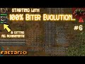 Modular Armor OP vs Behemoths PLS NERF // FACTORIO but start with 100% Biter Evolution... (#6)