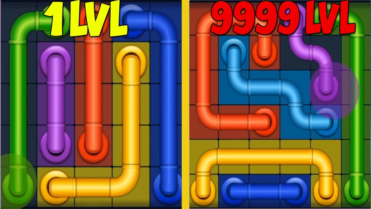 Line Puzzle Pipe Art ALL LEVELS In Line Puzzle Pipe Art YouTube