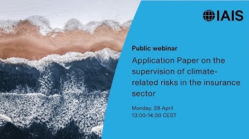 Public background session: Application Paper on supervision of climate-related risks