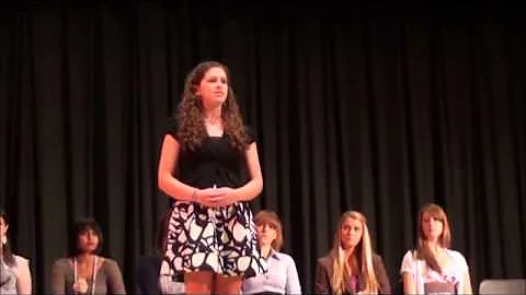 2010 Janet Walton Girls' Speaking Contest