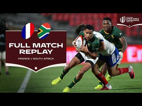 Baby Boks go BACK-TO-BACK 🏆 | France v South Africa | Junior World Championship | Full Match Replay