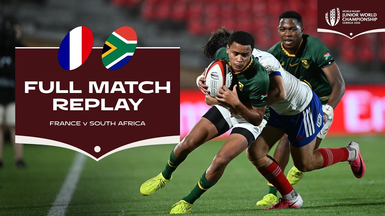 Baby Boks go BACK-TO-BACK π | France v South Africa | Junior World Championship | Full Match Replay