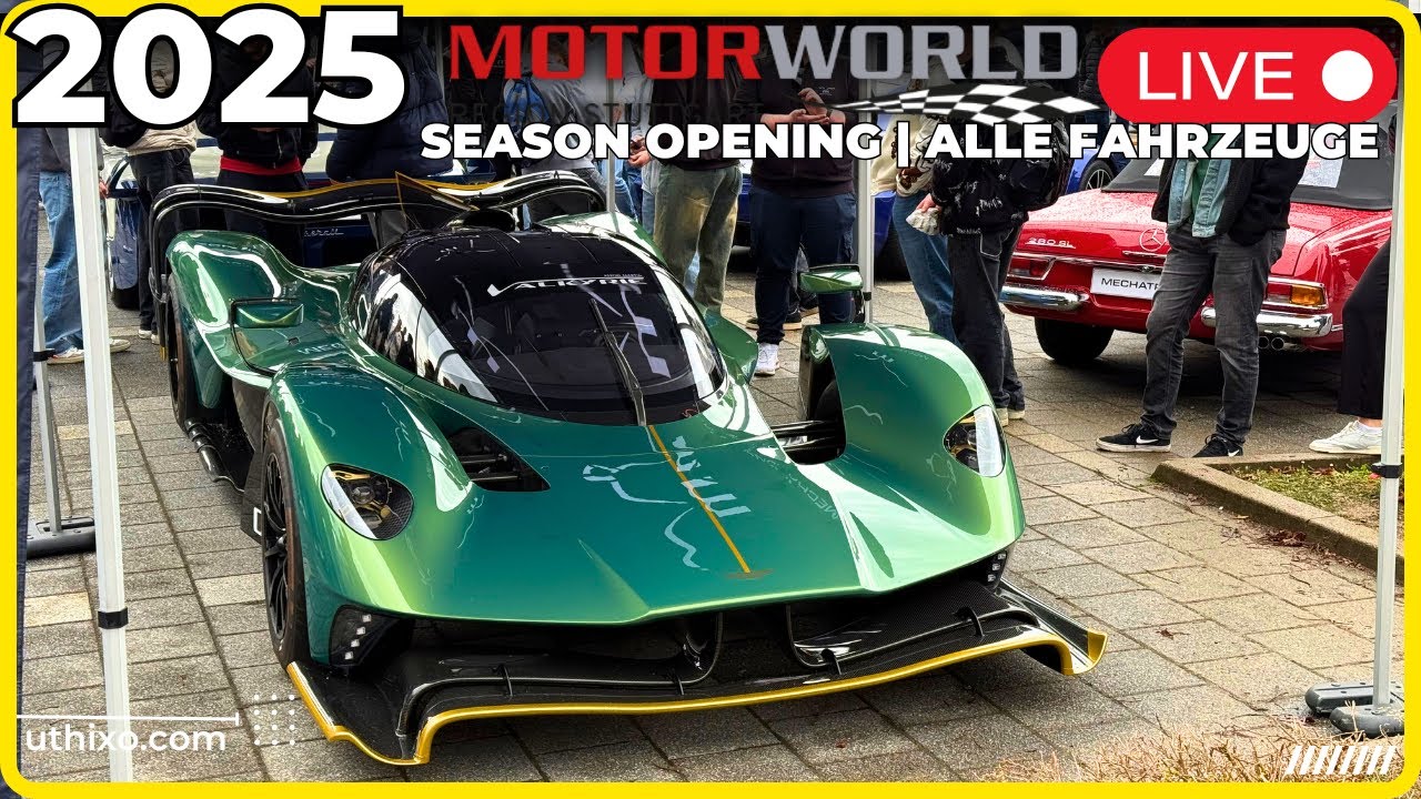 LIVE | 2025 SAISONSTART Motorworld Böblingen KOMPLETTER PARKPLATZ ALLE AUTOS Saisonauftakt Stuttgart