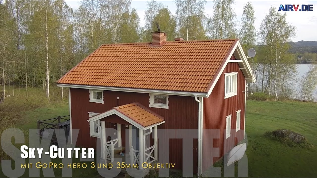 Sky-Cutter Flug mit GoPro Hero 3 und 35mm/60° Linse - YouTube