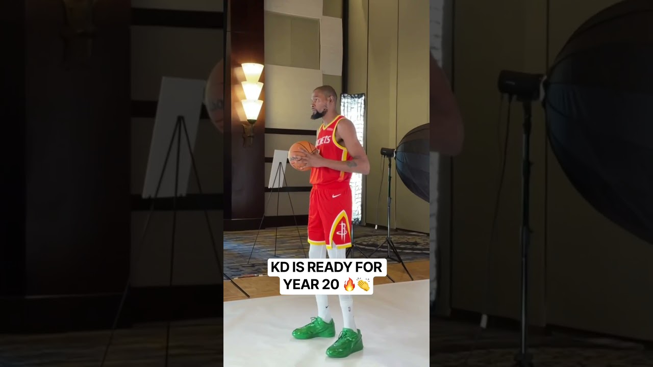Kevin Durant is ready for takeoff into YEAR 20 🚀