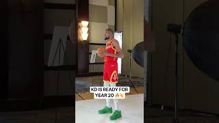 Kevin Durant is ready for takeoff into YEAR 20 🚀