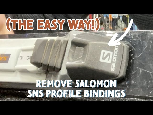 How to remove a Salomon SNS Profile Binding - YouTube
