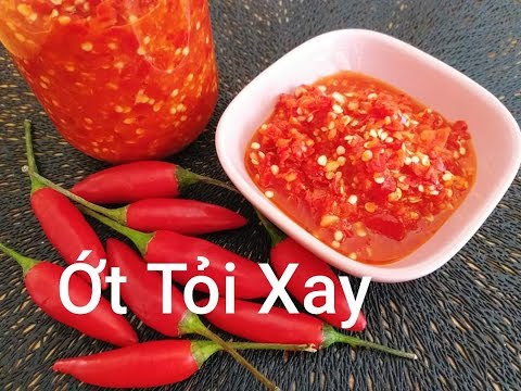 Video ỚT TỎI XAY( ớt xay ngâm ) ngâm giấm đường đơn giản bảo... - youtube