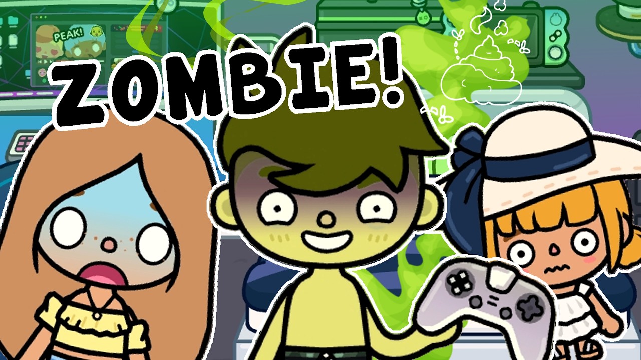 TOPIK ZAMIENIA SIĘ W ZOMBIE 😱 GAMINGOWA KATASTROFA TOCA BOCA 😥 TOPIK I TOPCIA