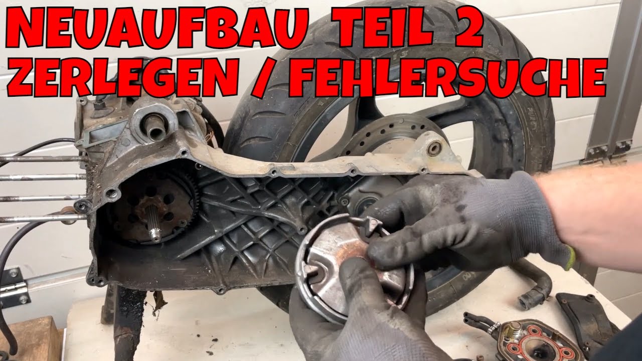 Altersschwachen Original Motor von Grund auf Neu Aufbauen und Überholen Teil 2 Zerlegen Fehlersuche