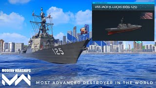 USS Jack H. Lucas DDG-125 gameplay in Modern Warships