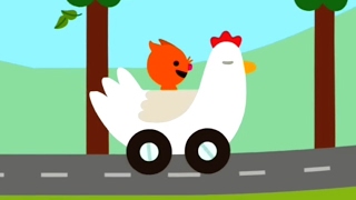 Sago Mini Road Trip | Chicken Car | Саго Мини В Путь Дорогу - Развивающий Мультик