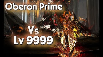 [Warframe] Oberon Prime vs Lv 9999 Steel Path Fissure Cascade | Lv 9999 enemies (Pre rework)