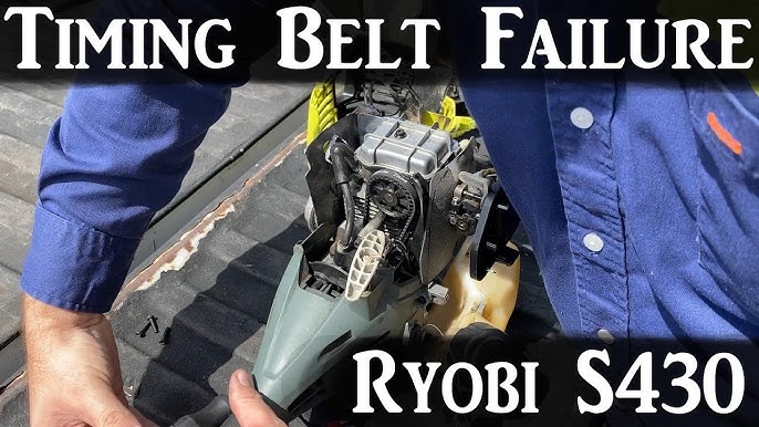 How to Repair the Ryobi S430 4 Cycle - Carb Rebuild - Valve Adjustment &  More 