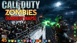 Attempting BO3's HARDEST Custom zombie Maps! (Black Ops 3)