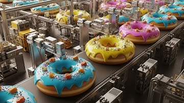 No Humans, Just Robots: Watch Automation Make Perfect Donuts in a Fully Automated Factory!