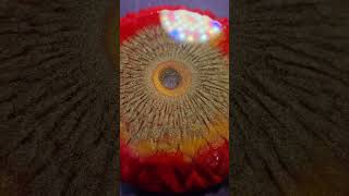 Coasting on the Sun short #resinart #coaster #sunset