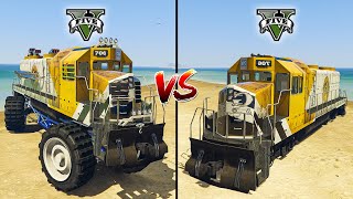Monster Truck Train vs Train in GTA 5 - which is best?