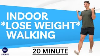 Over 50s 20-Minute *LOSE WEIGHT* Indoor Walking Workout With ARM TONING Exercises