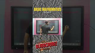 BASIC MATHEMATICS 3#BasicMath #MathBasics #LearnMath #MathForBeginners #MathLearning #MathEducation