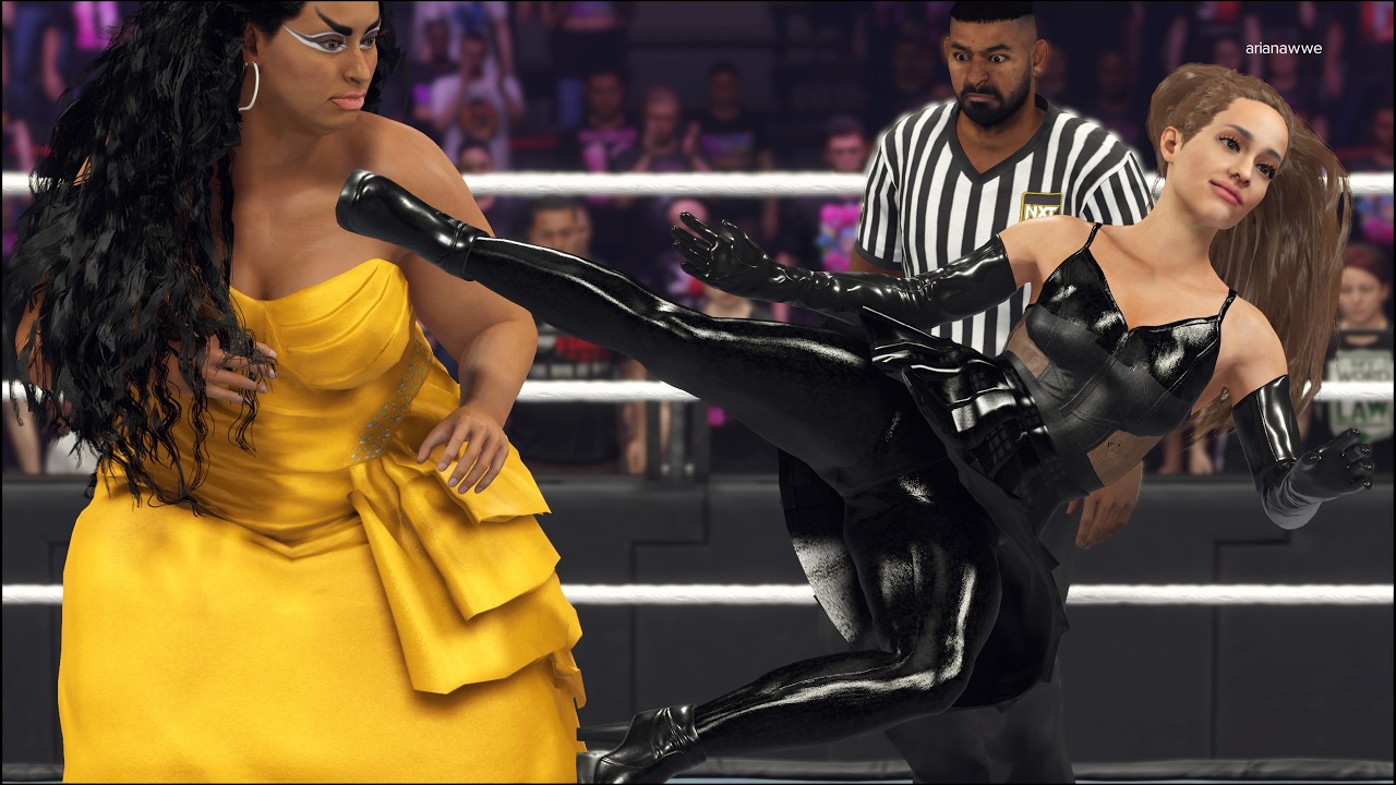 Ariana Grande vs Mamasita India 🇮🇳 WWE 2K24