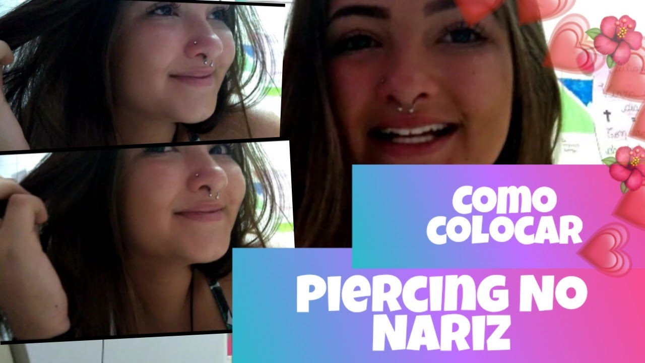 COMO FURAR O NARIZ EM CASA 💉👃 | JULIANE SOARES - YouTube