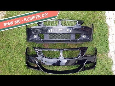 How To: BMW M6 front bumper install (E63 coupe )