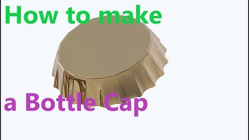 How to make a Bottle Cap | Learn CREO Tutorial | Surface modeling to solidify