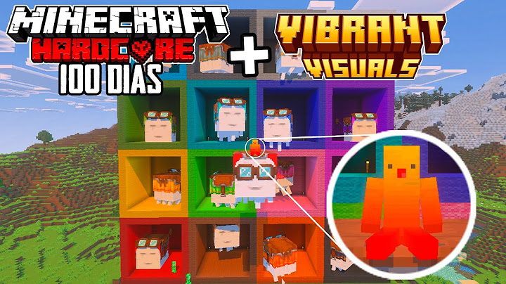 Sobreviví 100 Días en Minecraft BEDROCK HARDCORE + VIBRANT VISUALS