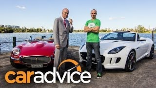 Jaguar F-Type Roadster v Jaguar E-Type Roadster back-to-back