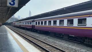 Alsthom 4134 ทำรถพิเศษสินค้า 986 เข้าสู่ปลายทางหัวลำโพง
