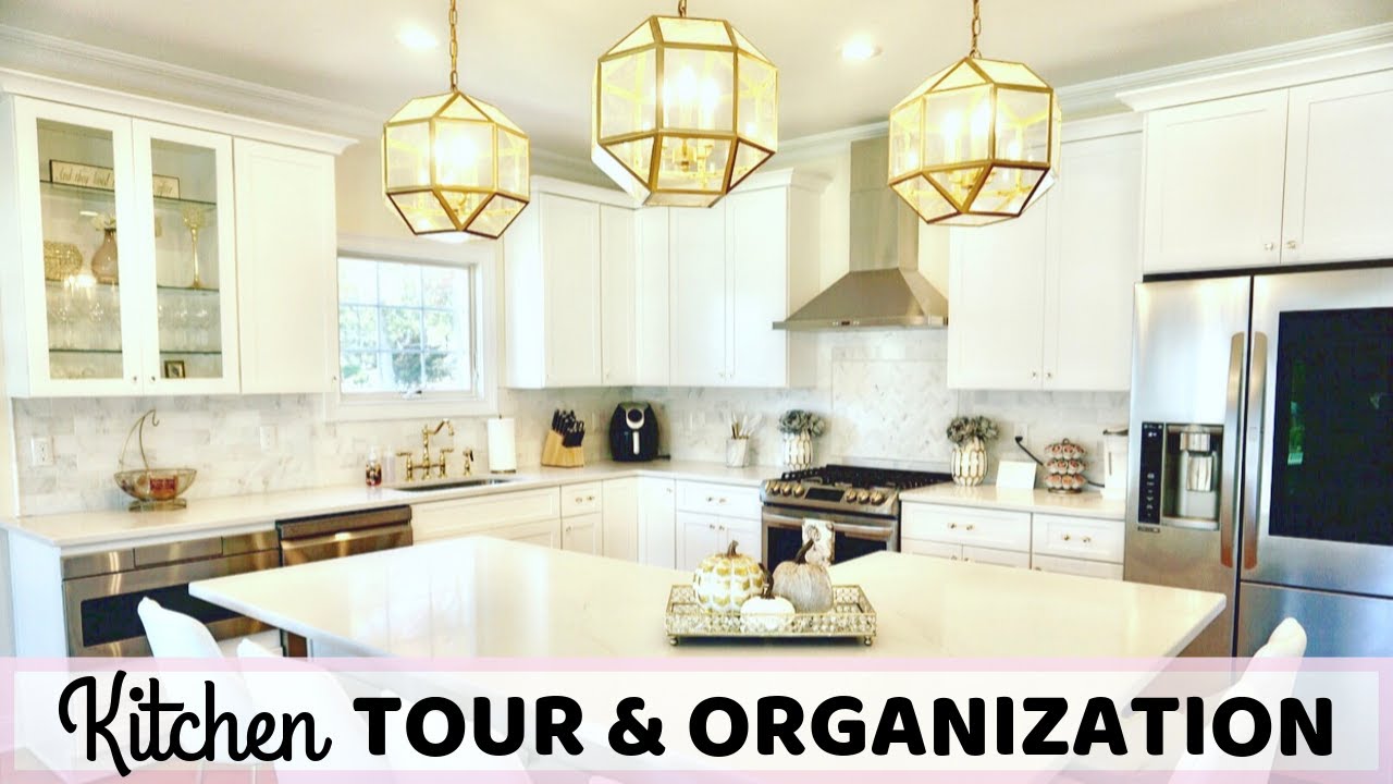 FULL KITCHEN TOUR & ORGANIZATION | ORGANIZED KITCHEN CABINETS & DRAWERS
