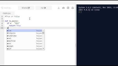 True or False in python