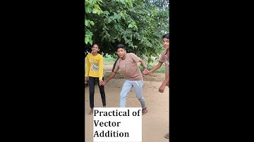 #shorts Practical of vector | Resultant of two vectors | Vector addition | Pankaj Sir