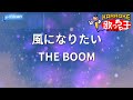 【カラオケ】風になりたい/THE BOOM