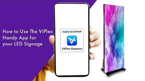 ViPlex Handy App Tutorial for LED Digital Signage Devices | Displays2go®