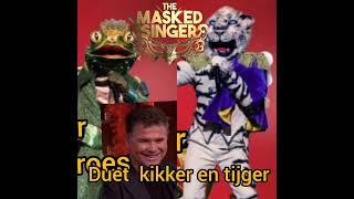 Duet Kikker Vs Tijger Masked Singer Seizoen 4