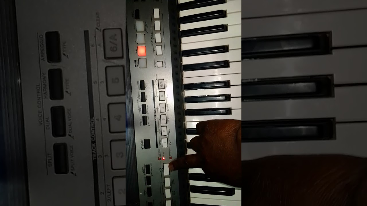 How to create beat on keyboard Yamaha PSR=E443.