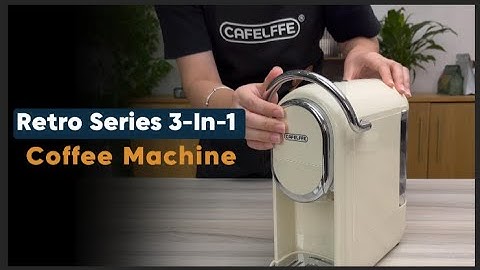 Retro Series 3-In-1 Capsule Coffee Machine | CAFELFFE MK-609 #coffee #coffeelover #coffeetime