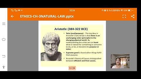 Ethics: Chapter 3 Natural Laws