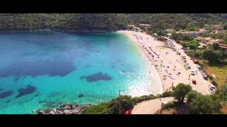 Lefkada aerial 2015.(Beautiful Lefkada island 4K aerial video. Best Beaches in the Mediterranean - Egremnoi, Porto Katsiki, Kathisma, Vasiliki..., 2015-07-11T22:50:38.000Z)