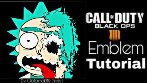 Call of Duty Black Ops 4 COD BO4 Emblem Tutorial