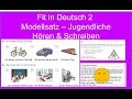 Fit in Deutsch 2 Hören & Schreiben ||  German Listening Exam A2