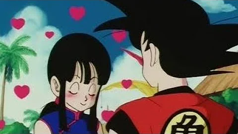 Do Goku and Chi-Chi ever kiss?