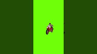 speed racer motorcycle scene green screen