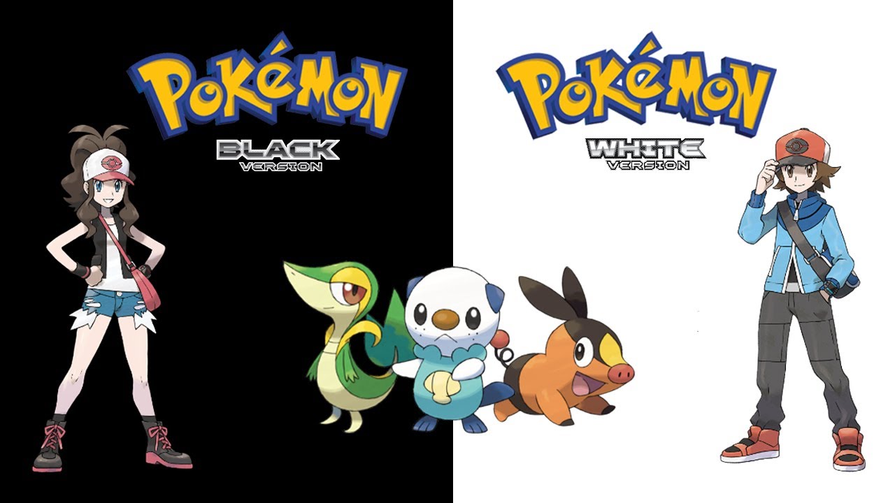 Black White Starters - Tepig, Oshawott, Snivy  Pokémon black and white, Black  pokemon, Pokemon starters