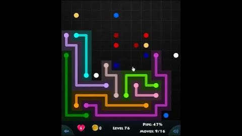 flow game facebook - jumbo pack level 76 Connect the dots