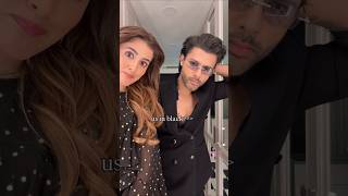 💣 POWER COUPLE #nupursanon and #stebinben TWINING in #black #couplegoals #shorts
