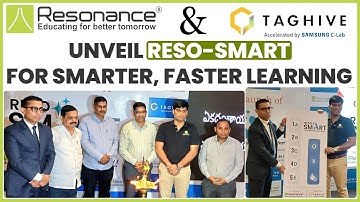 Resonance & Taghive Launch AI Learning for 20,000 Students || RESO-SMART